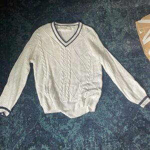 White Hollister Sweater